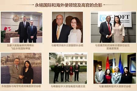 合影 永銘國際被評為2014年度“華南地區優秀移民留學顧問機構”